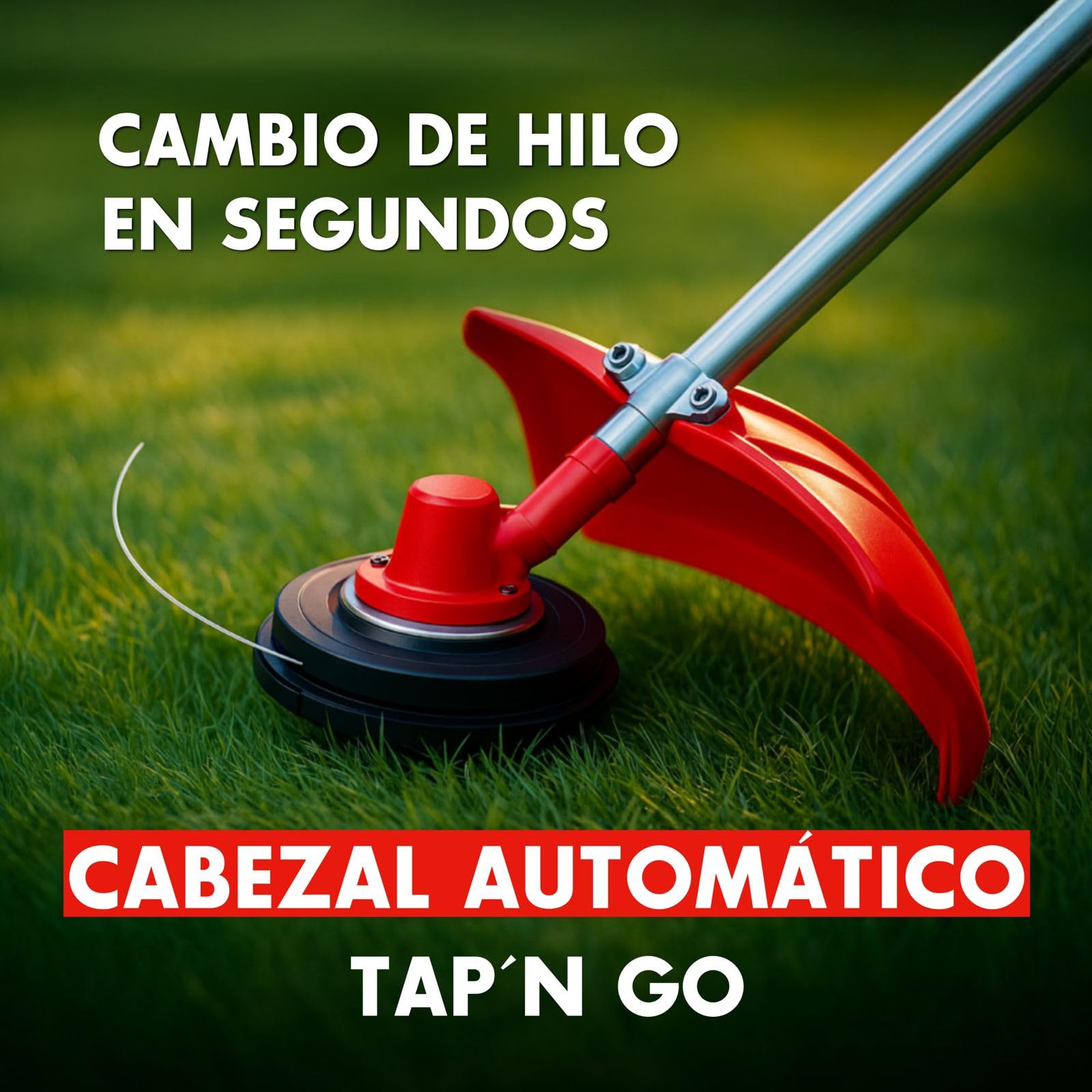 Synergy Desbrozadora Multifunción 7 en 1 65cc 4,9CV – Motor 2T, Motosierra, Cortasetos, Kit de protección, Discos y Arnés Profesional