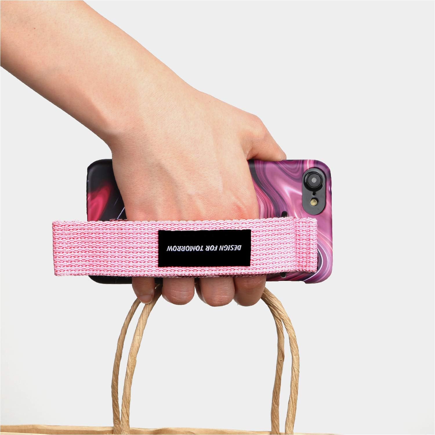 DESIGN SKIN DSK13403i8 iPhone 8 iPhone 7 iPhone 6 6s Case GRAFT Strap Marble Pink Craft Strap iPhone Cover [Japan Authorized Dealer Product]