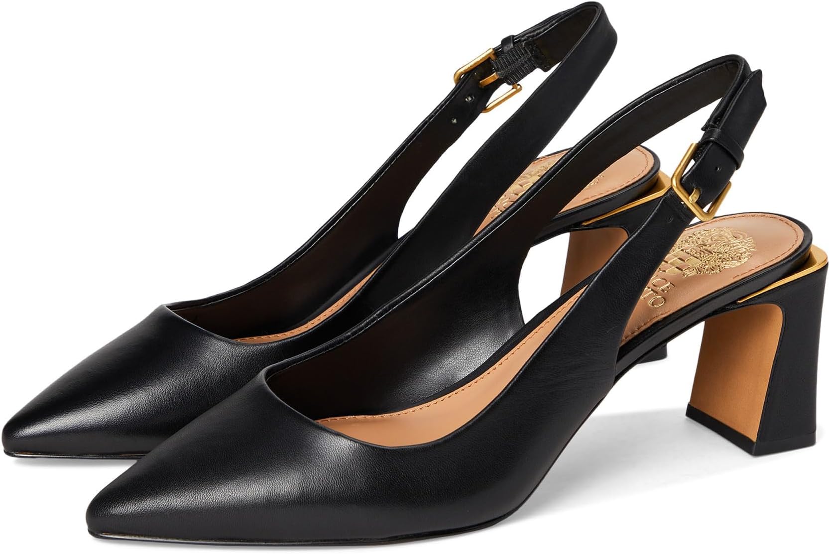 Hamden Buckle Slingback Pumps