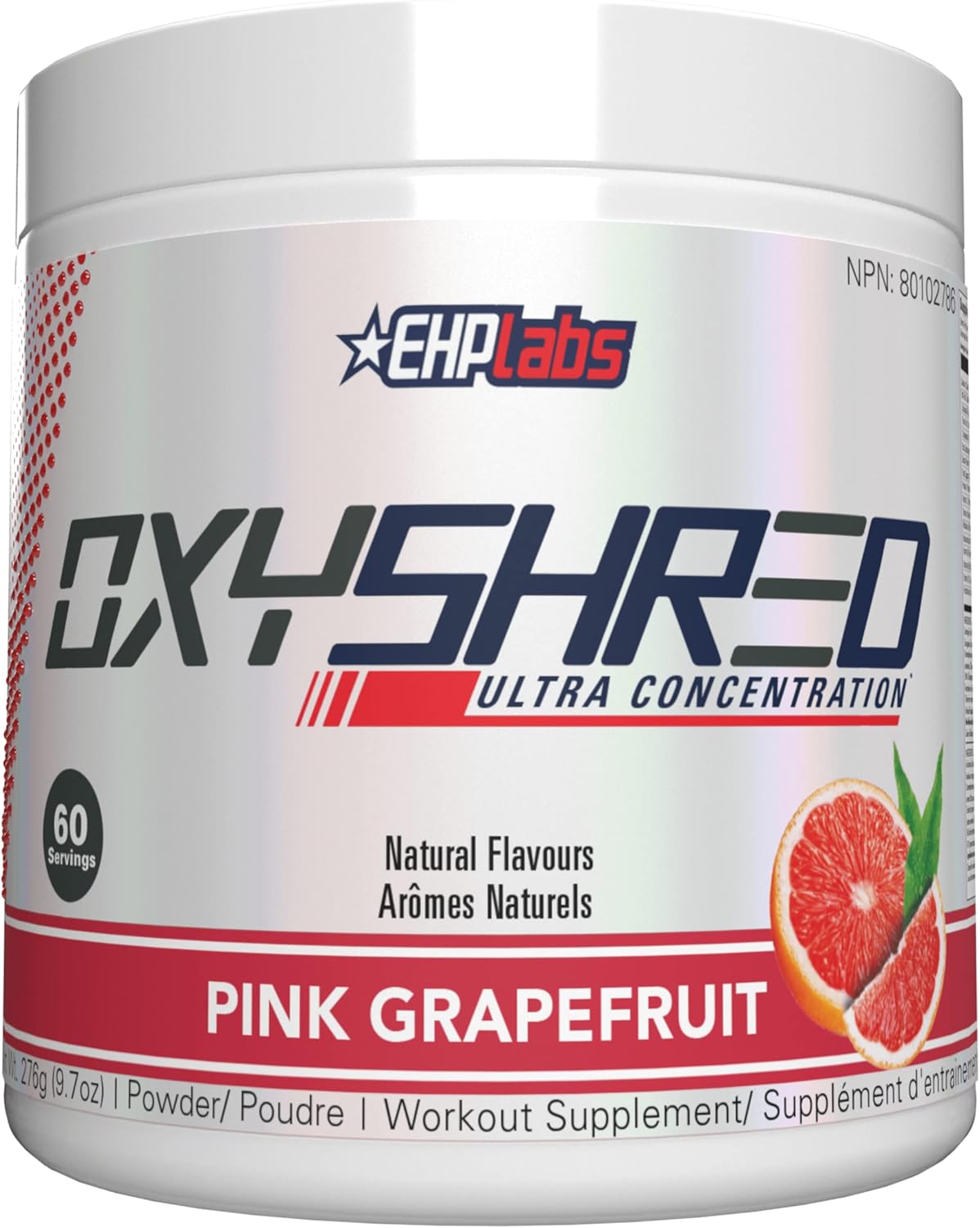 EHPlabs OxyShred Thermogenic Pre Workout Powder & Shredding Supplement Preworkout for Men