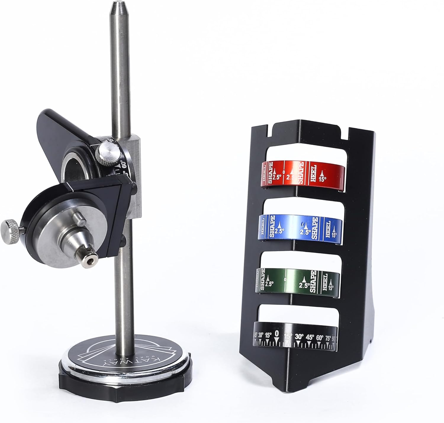 Sharpening Angle Device,Sharpener Angler for Jewelry Engraving Machine,Precise Graver Engraving Grinding Machine for Sharpening Knives, Chisels, Woodworking - Metal Engraver Accessories