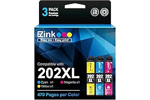 E-Z Ink (TM Remanufactured Ink Cartridge Replacement for Epson 202 XL 202XL...