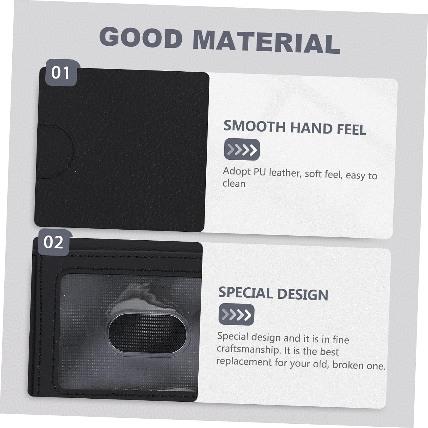 COLLBATH Card Protector Bag -theft Pouch for Id and Bank Cards Holder Case Prevents Demagnetization and Theft Easy to Clean