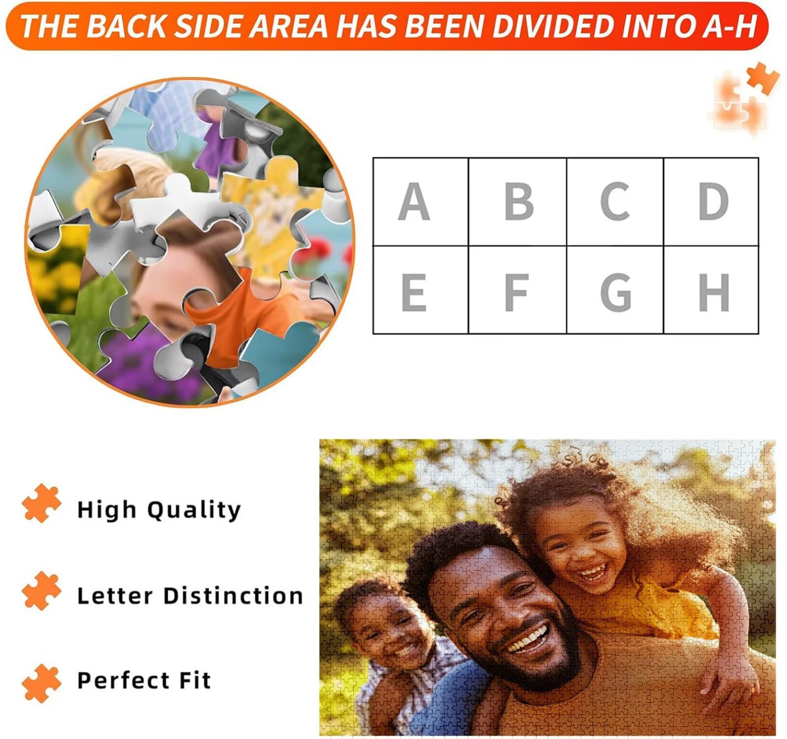 Spersonalizowane puzzle, niestandardowe drewniane puzzle fotograficzne