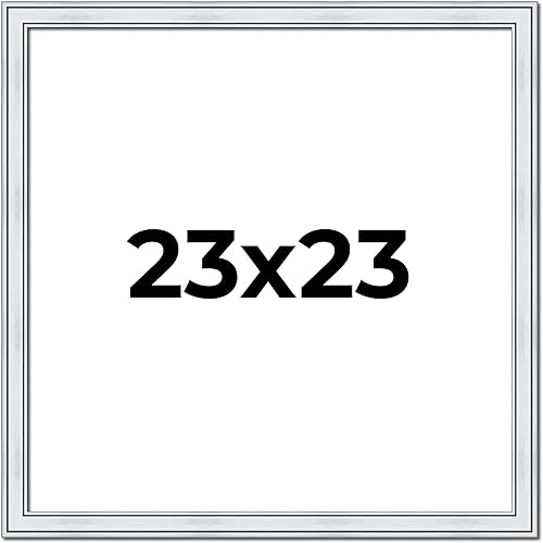 Miniatura 10 de Poster Palooza Marco de fotos contemporáneo de madera plateada de 30 x 40 pulgadas, completo con marco acrílico, respaldo y herrajes de grado de