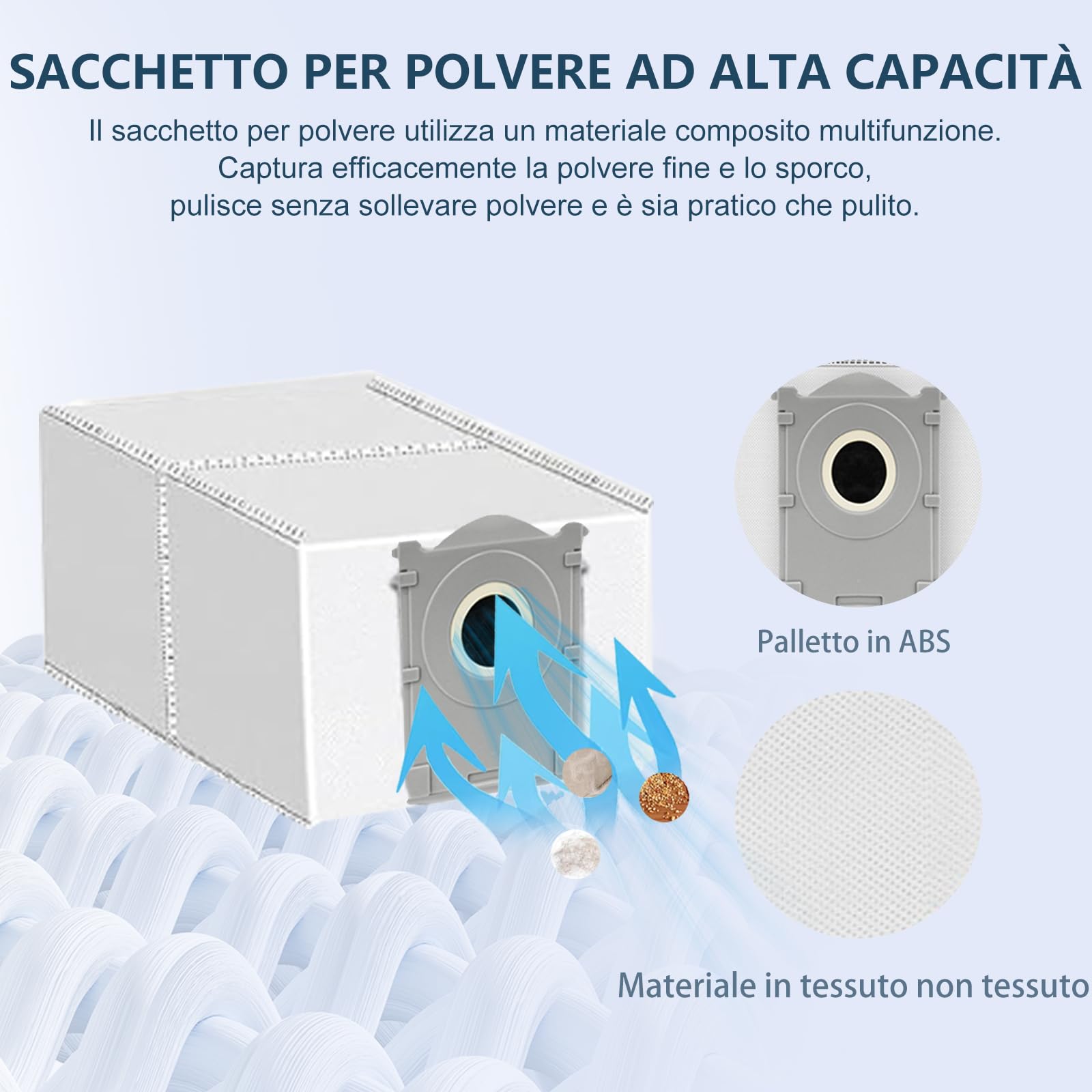 27 pezzi Accessori per Aspirapolvere Per Ecovacs Deebot T50 Pro Omni Gen2, T50 Omni, T50 Omni Gen2, T50 Pro Omni, T50 Pro Aspirapolvere,T50 Set di Accessori