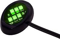 Vista 30 de Módulos LED rectos y redondos., Verde LED