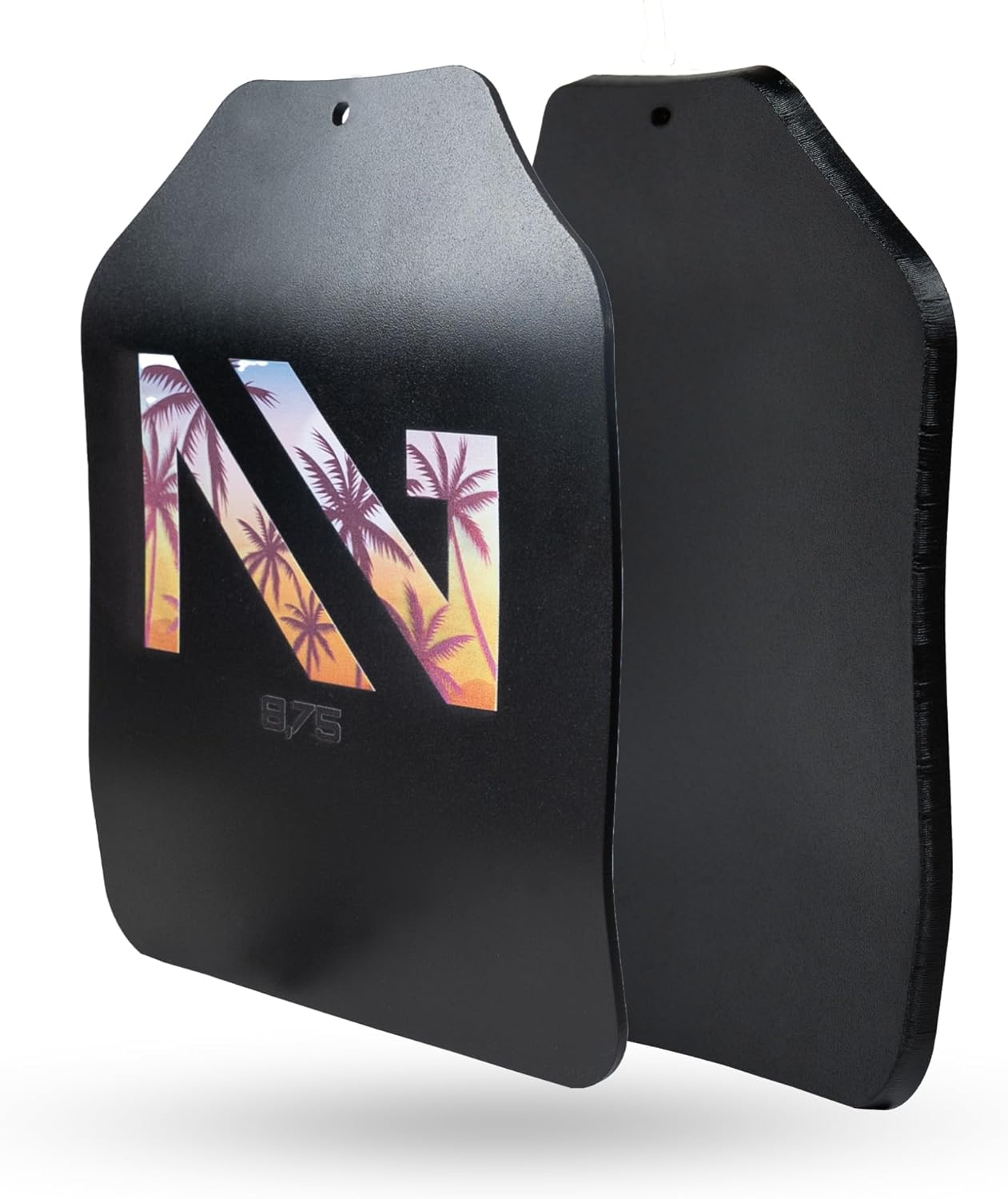 Northgym 3D Weight Plates 14,20,30,40 lbs – Plates Pair for Weight Vests and Carriers, Ergonomic Curved Shape, Even Weight Distribution, Powder-Coated for Running, Rucking and Functional Training