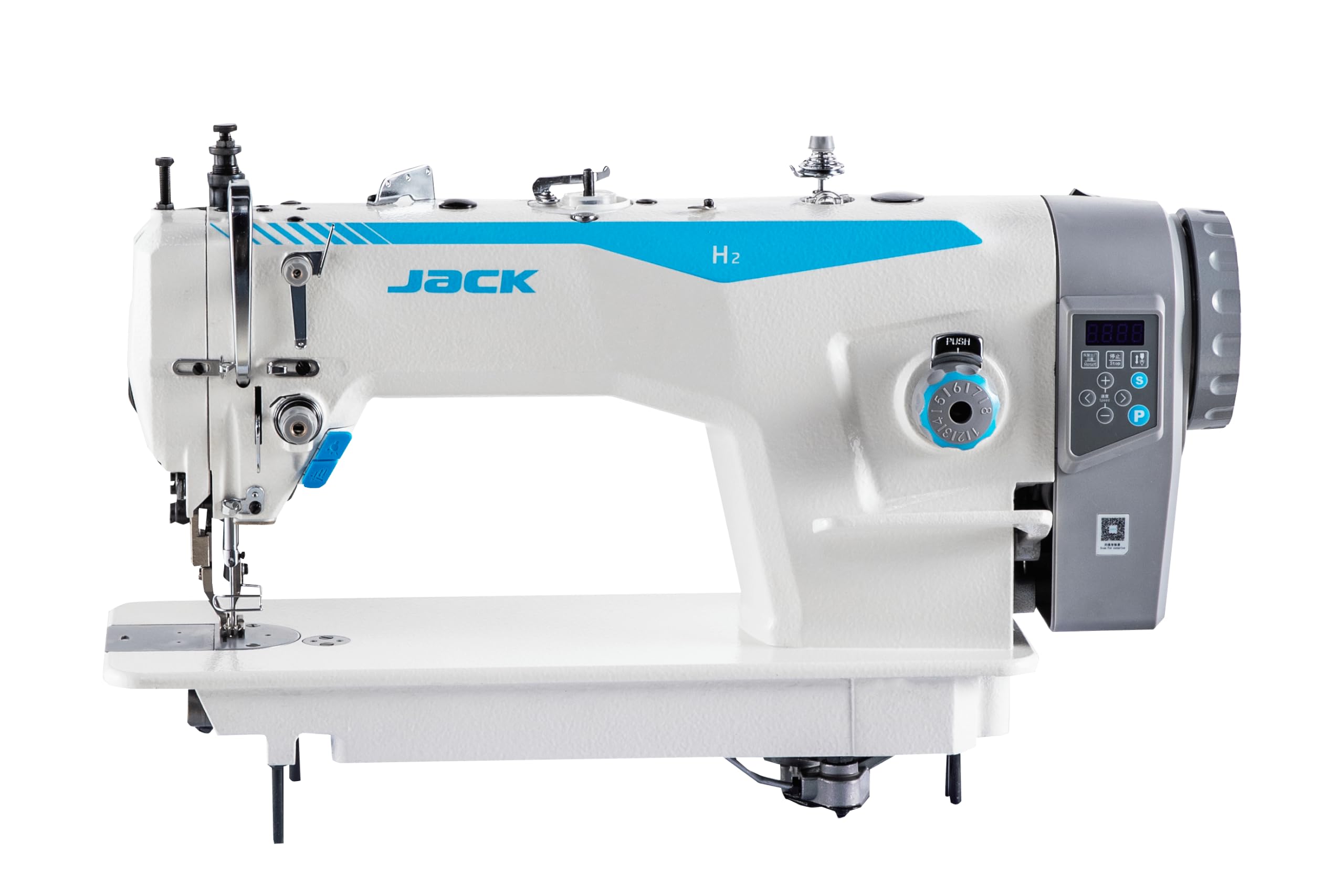 GDG Jack H2-A Macchina per Cucire Industriale Lineare Triplice Trasporto con Motore Direct Drive Integrato