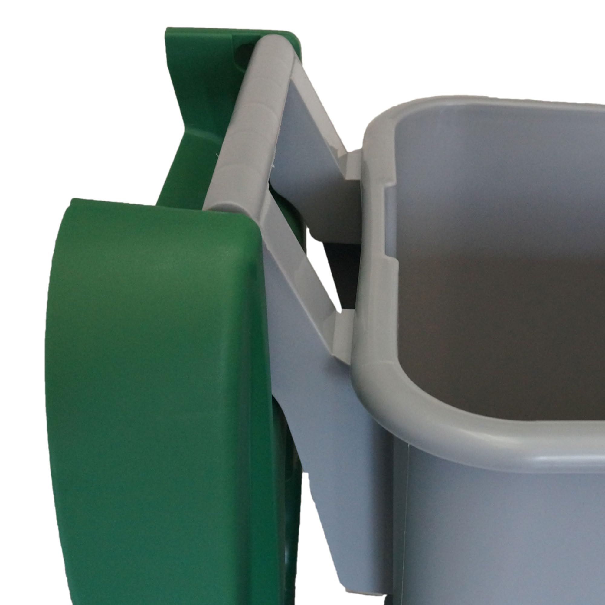 Denox PK3341 Pack Reciclaje Reciclo 110 litros Cerrado c/u: 440 litros totales, en 4 contenedores, en Colores Azul/Verde/Amarillo/marrón