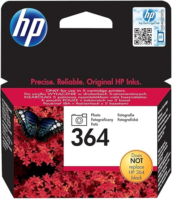 HP CB317EE - Original 364 Photo Black Printer Ink Cartridge