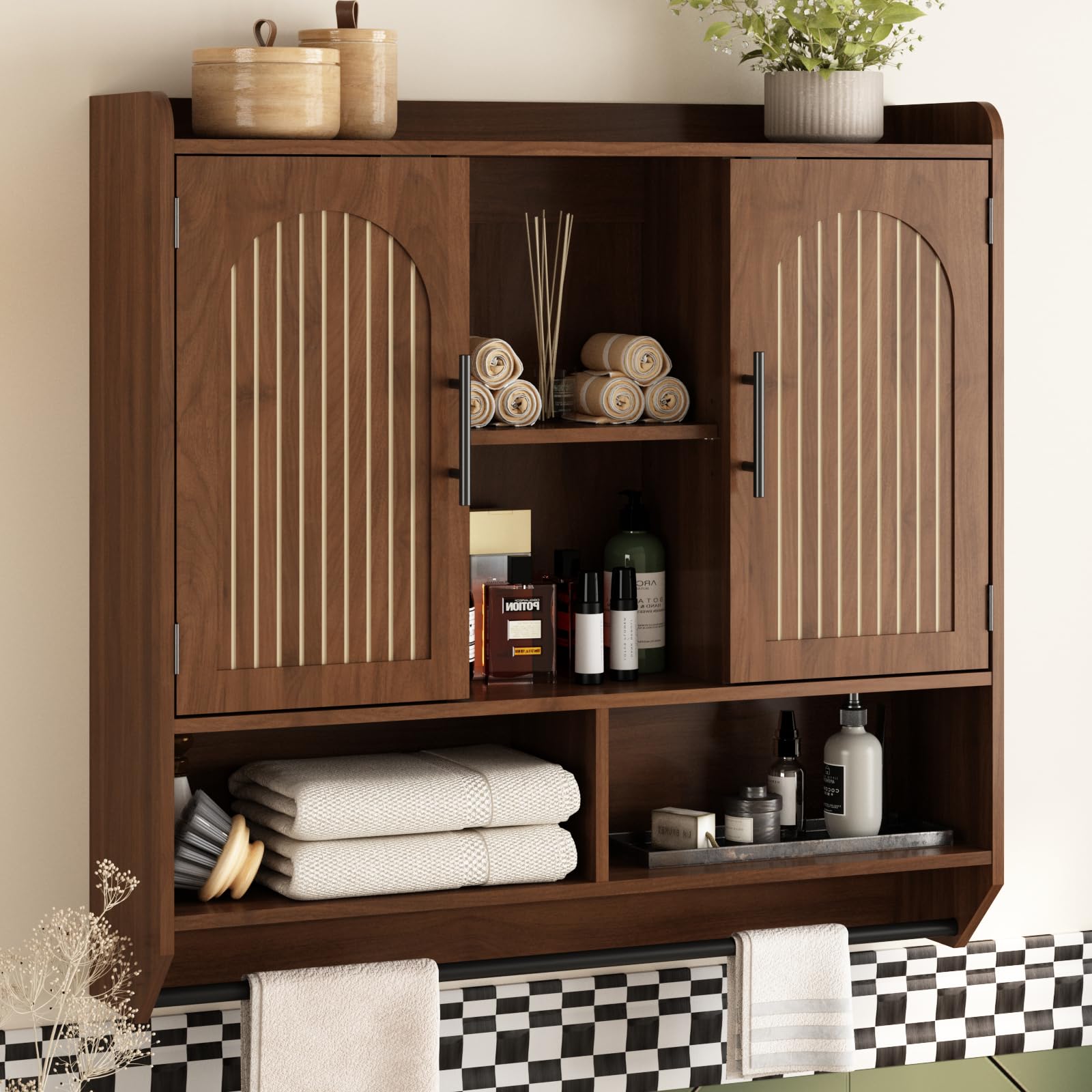 RUSTOWN fluted wall medicine cabinet