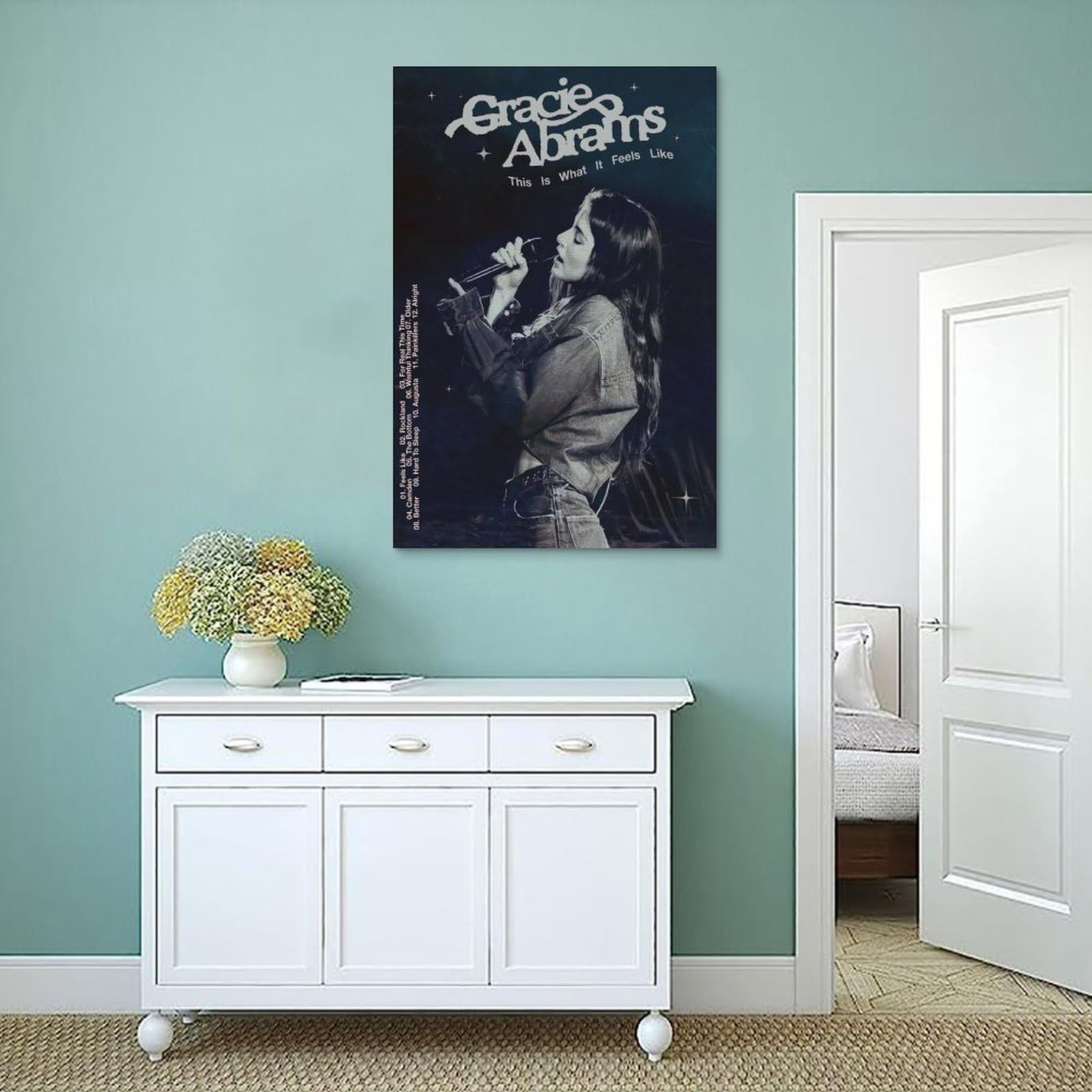 Singer Gracie Poster Art Abrams This Is What It Feels Like