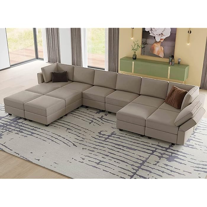 Buy Belffin Oversized Modular Sectional Sofa U Shaped Sectional Couch