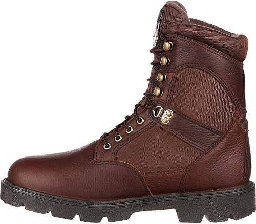 Georgia Boot Homeland - Zapatos de trabajo con punta de acero de 8 pulgadas para hombre