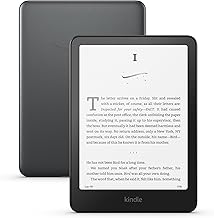Amazon Kindle Paperwhite Signature Edition 32GB – Our fastest Kindle with auto-adjusting front light, wireless charging, and weeks of battery life – Metallic Black