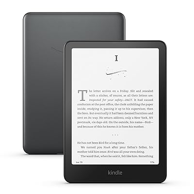 Amazon Kindle Paperwhite Signature Edition 32GB – Our fastest Kindle with auto-adjusting front light, wireless charging, and weeks of battery life – Metallic Black