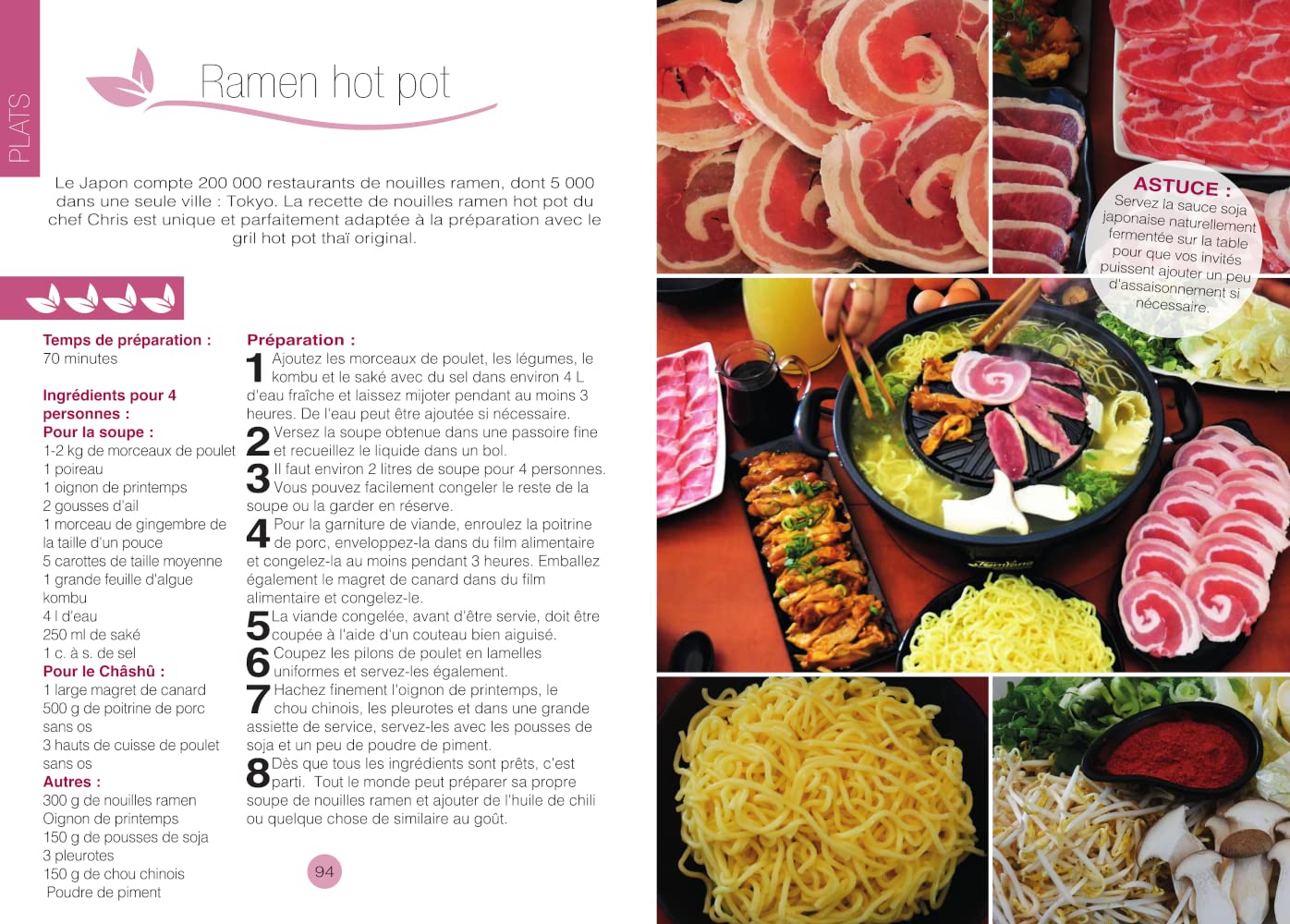TomYang BBQ - Original Thai Grill & Hot Pot livre de cuisine Français