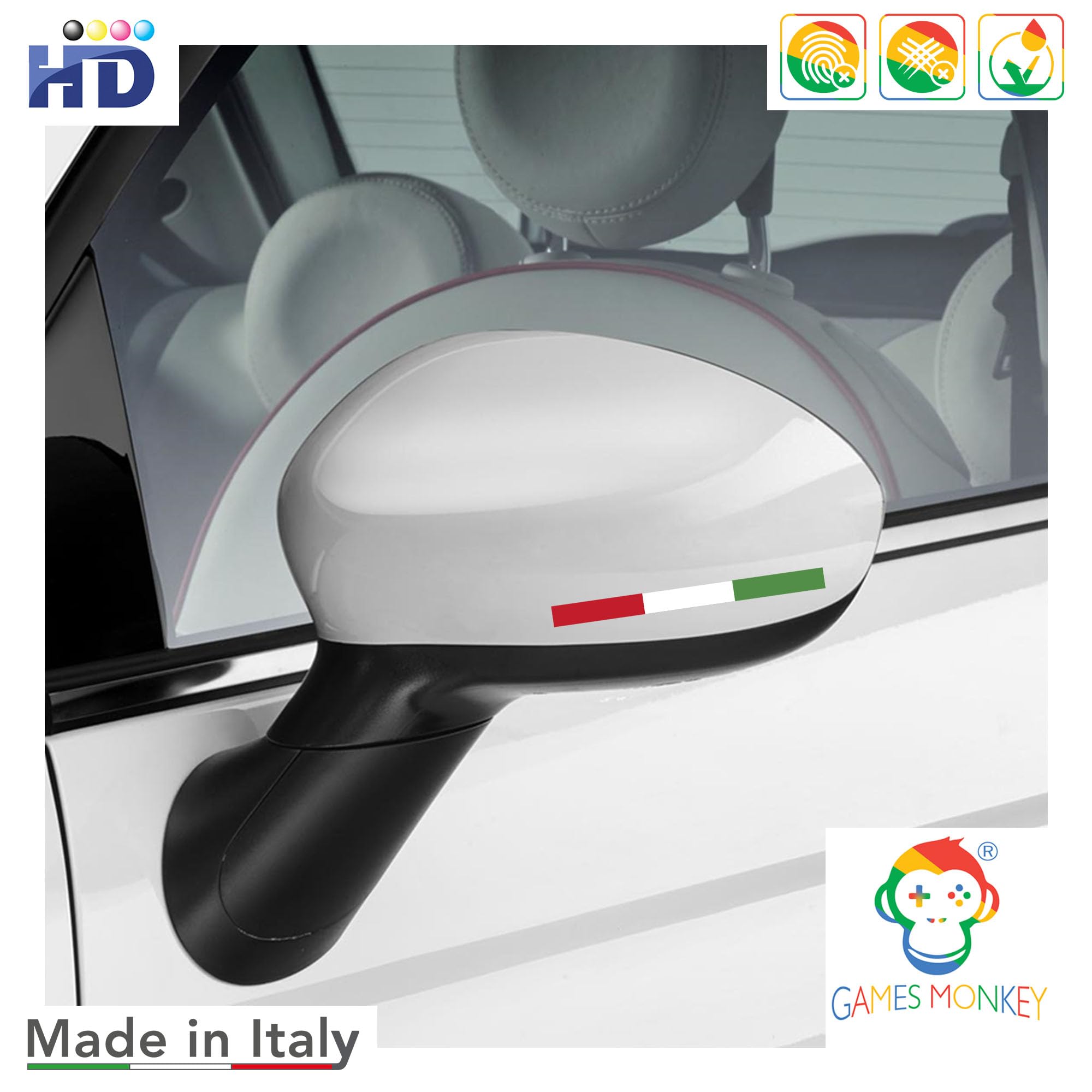 Adesivi Nome Con Bandiera Per KART (2 Pezzi) • Cri Helmet Shop - Foto 5