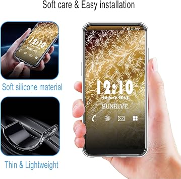 Sunrive Case compatible with Oppo K13 Turbo 5G/K13 Turbo Pro, Ultra Slim Transparent Soft Premium TPU Silicone Back Rubber Bumper Protector Patterns Cover(Fox in the Jungle)