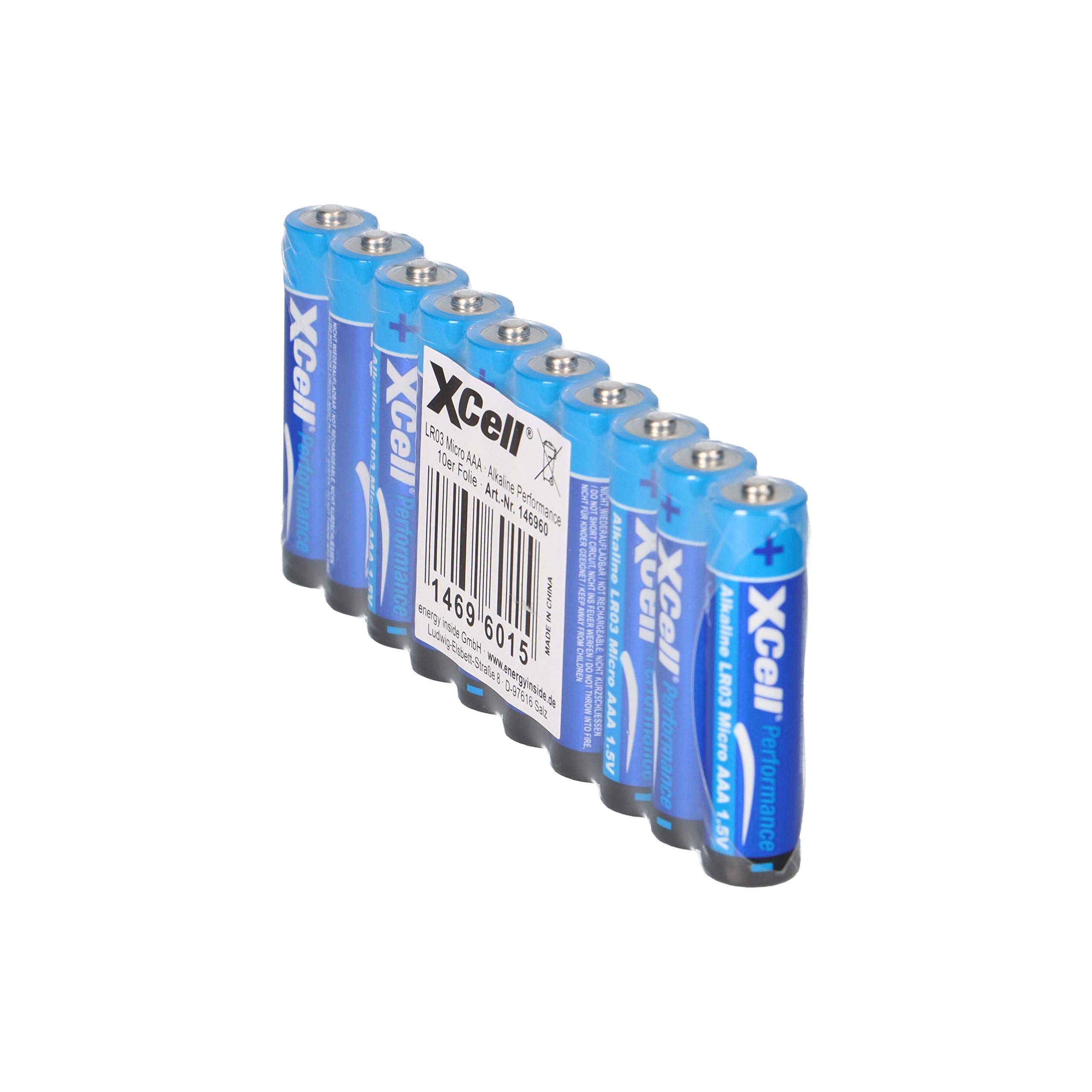 Xcell - Lote de 1000 pilas alcalinas AAA Micro Super Performance (1,5 V)
