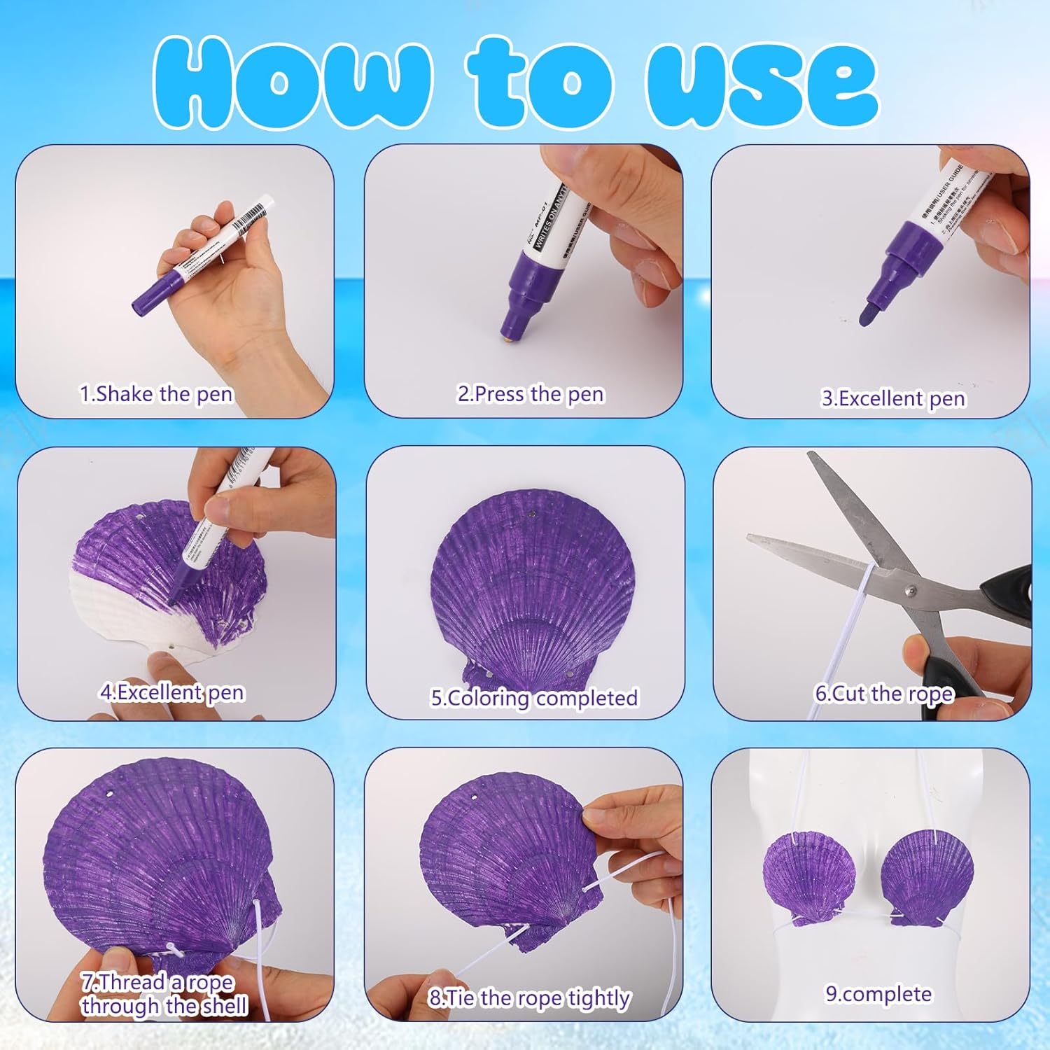 11 Pcs Halloween Couple Cartoon Characters Costume including Glasses Hats Gloves Socks Neckerchiefs Belts Shells and Purple Colored Pens for Men Women Character Cosplay - Image 4