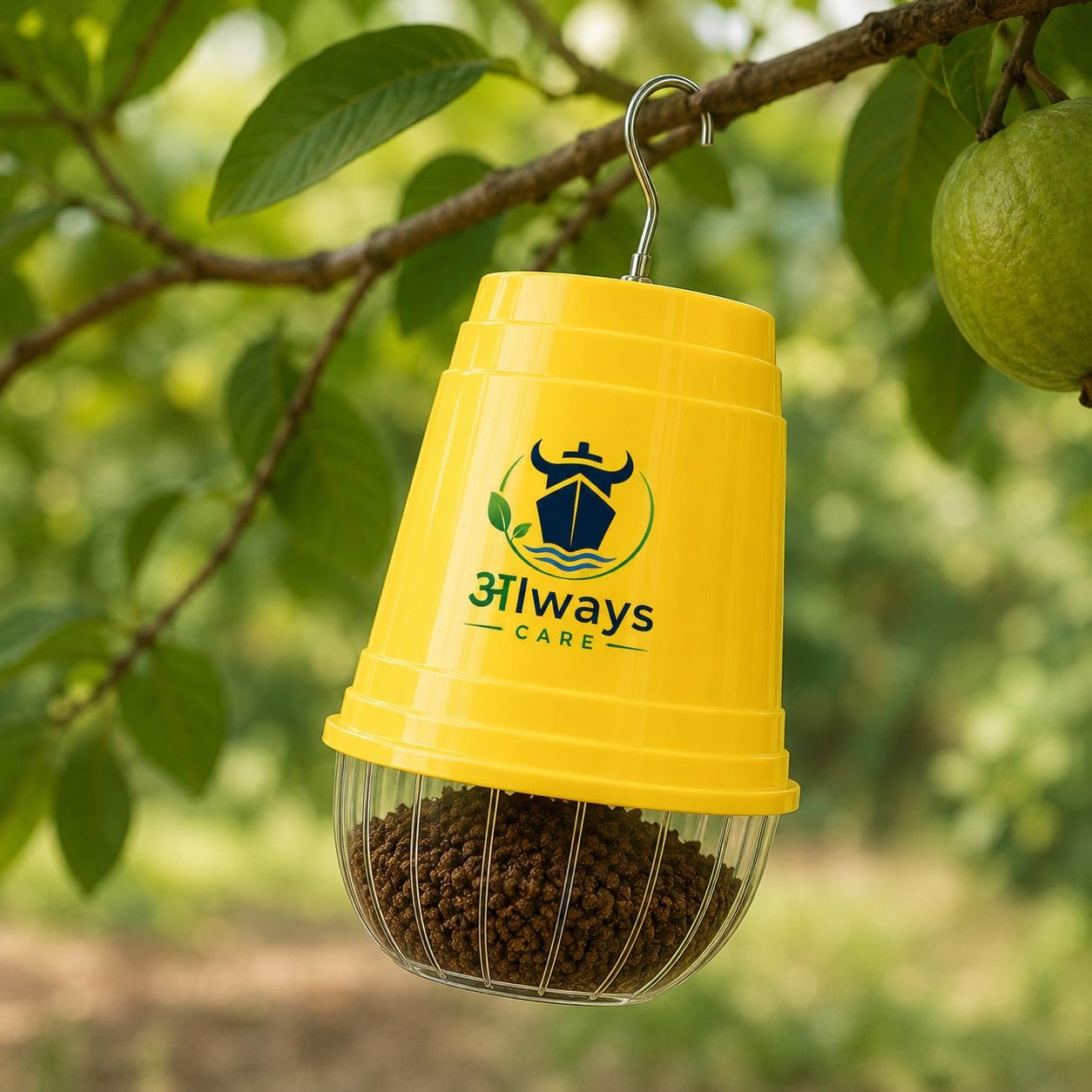 Always Care Fruit Fly Trap for Guava, Mango, Pumpkin, Watermelon and All Fruits, 50 Traps with 50 Lures-image-25