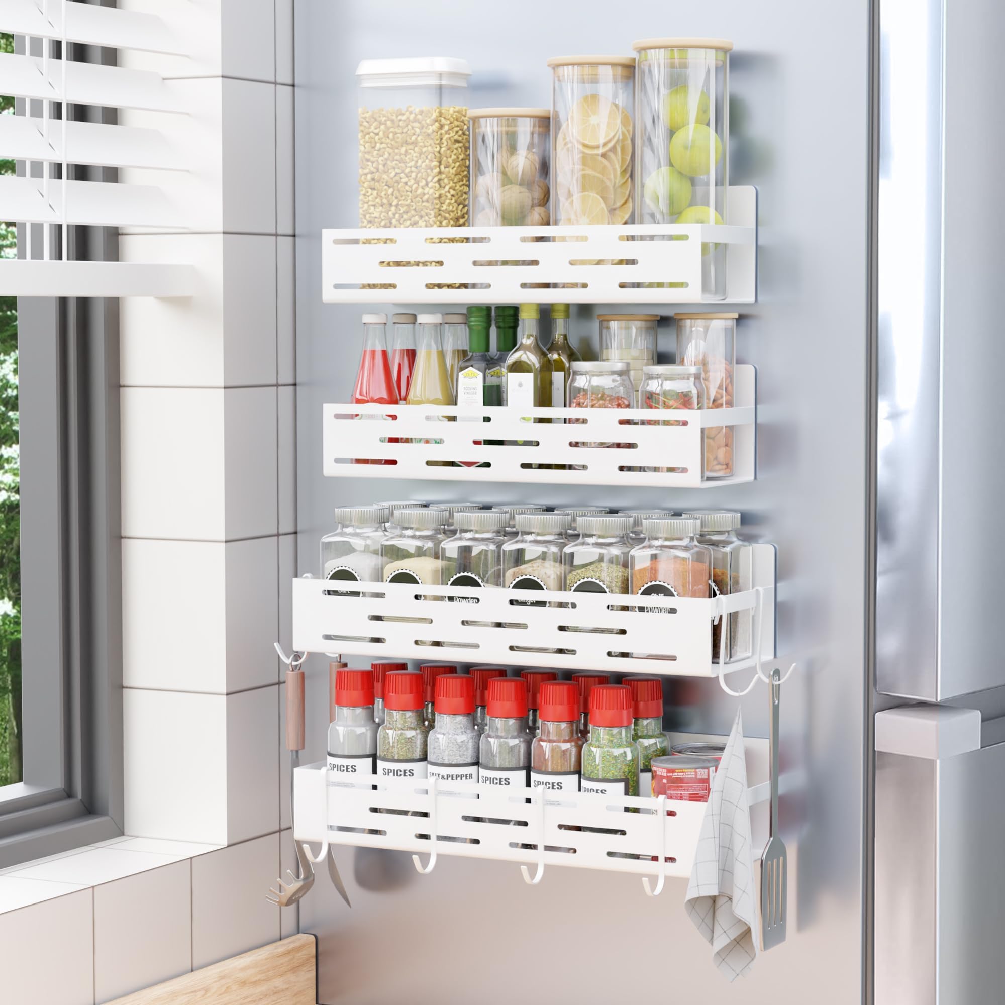 Etagère pour réfrigérateur FAFEICY - PN019 - Empilable et portable