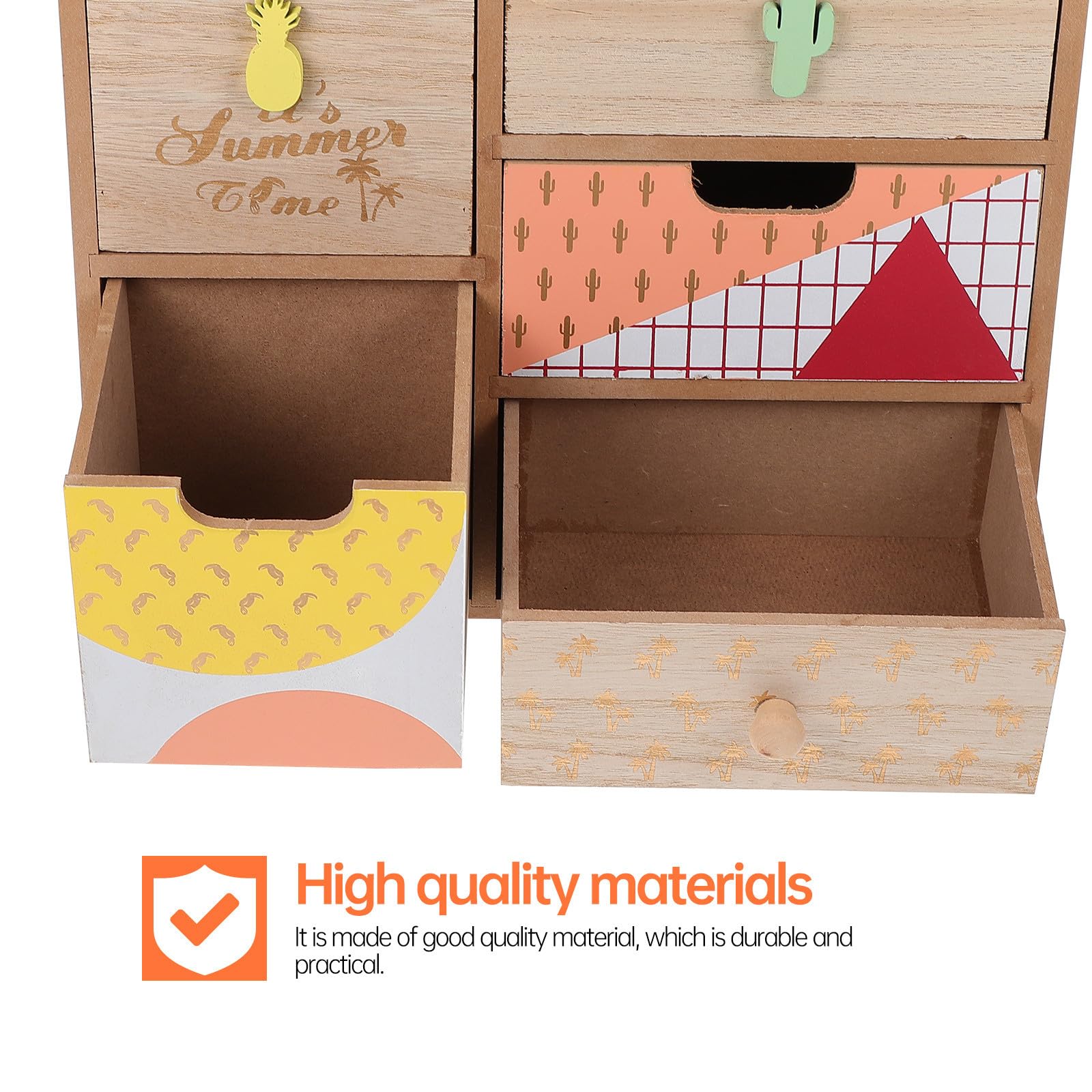 Organisateur de Cosmétiques pour Femmes en Bois Tiroirs, Meuble de Rangement Élégant et Fonctionnel, pour Bureau ou Chambre à Coucher