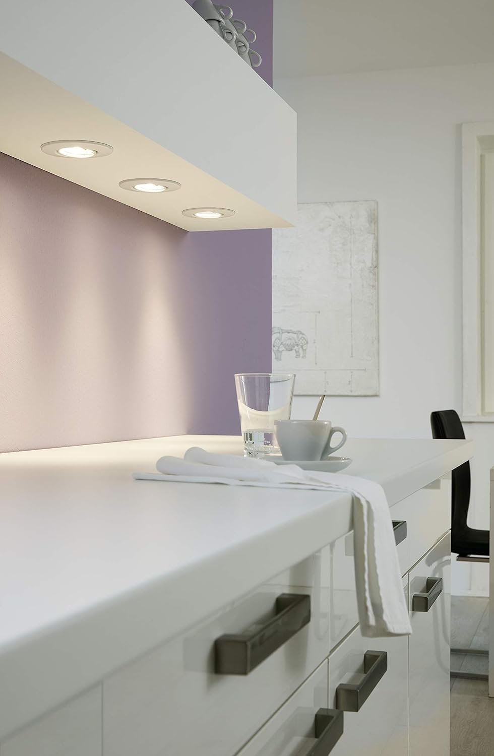 EGLO 96861 recessed Light from the PENETO 2 Series Made of Steel in Matte Nickel - Image 3