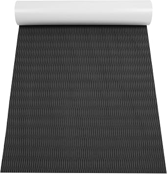 Eva Synthetic Teak Decking Sheet Foam Mat Non-Slip Boat Flooring Decking Pad EVA Faux Wood Teak Decking Thickness Boat Marine Mat Self-Adhesive for Yacht RV Boat
