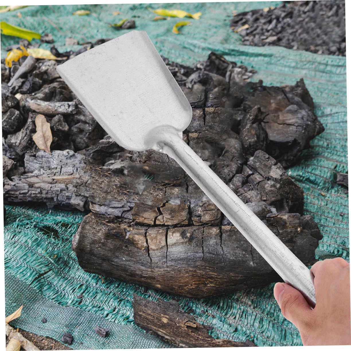 2pcs Ash Shovel Iron Silver Lightweight Break Resistant for Braziers image 4