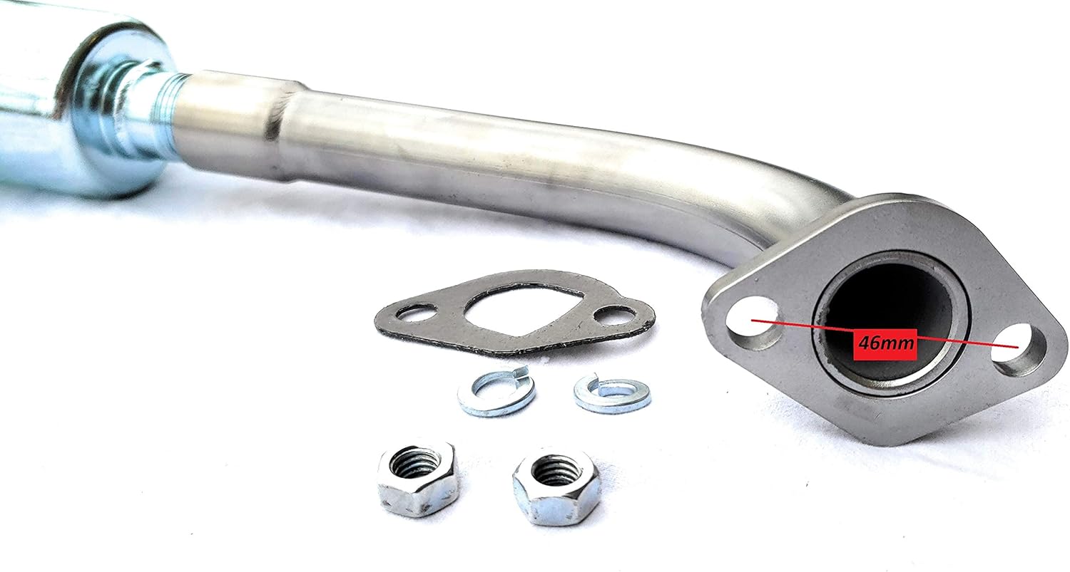 Exhaust With Muffler for: Coleman BT200x Mini Bike.