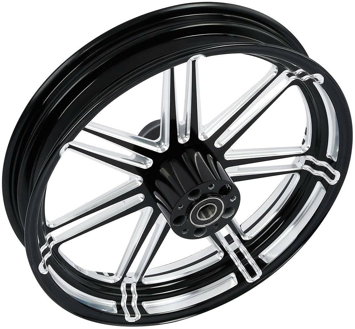 TCMT 18" Front Wheel Rim Dual Disc Flange Wheel Hub Fit For Harley Touring Non-ABS/ABS Models Road King Electra Street Road Glide Ultra Limited 1997-2020