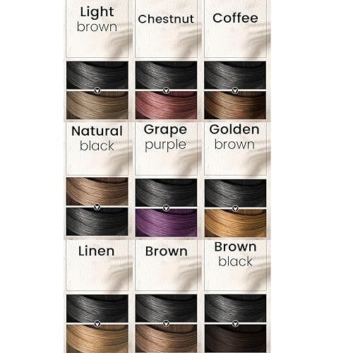 Miniatura 2 de Tikieta - Tinte para el cabello, tinte colorido para plantas, con innovador aplicador de peine, tinte natural para el cabello vegetal, tinte de