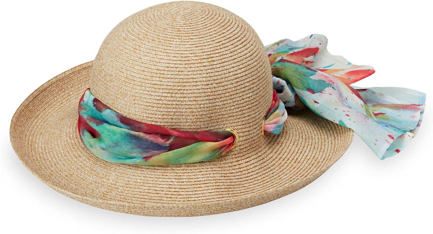 Wallaroo Hat Company – Women's Lady Jane Sun Hat – UPF 50+, Wide Brim, Packable, Adjustable Sizing for Crown Sizes