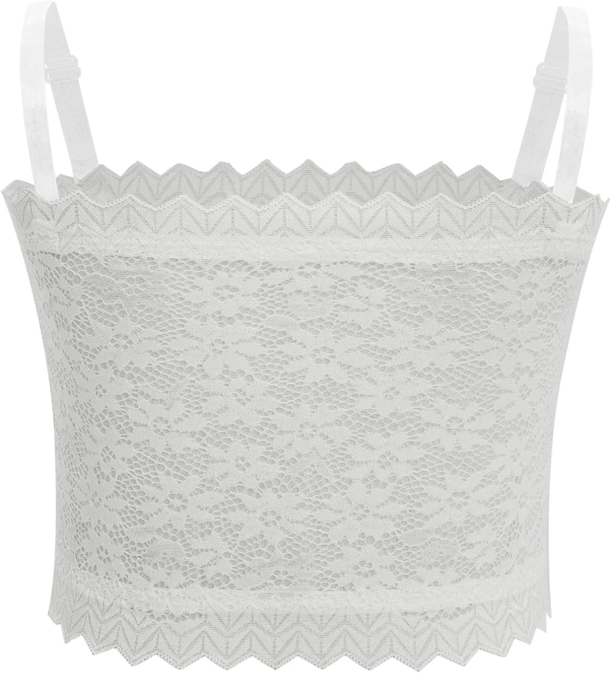 YiZYiF Little Girl's Seamless Cami Top Strapless Sports Bras Puberty Underwear Bandeau Tube Bra