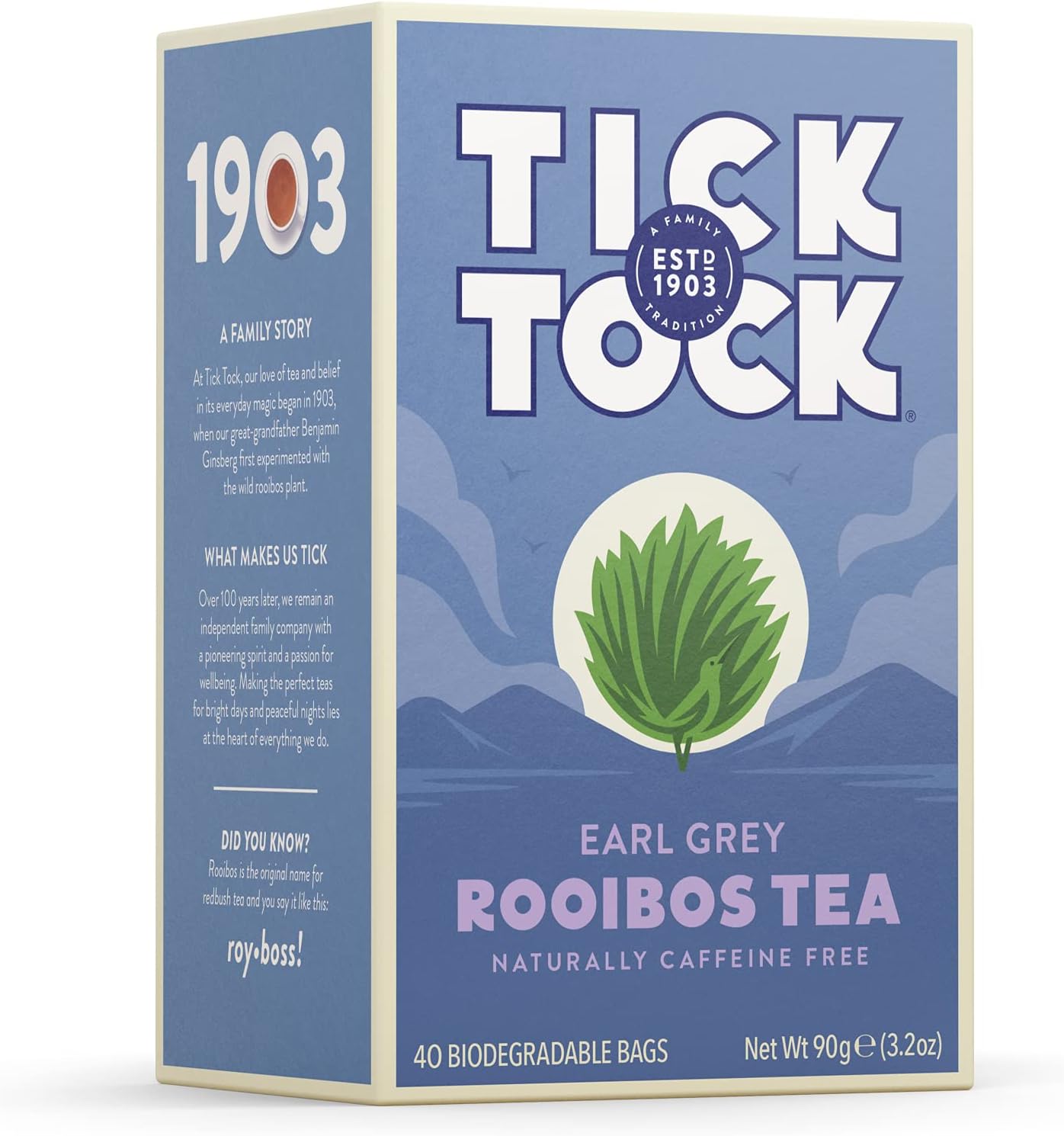 Tick Tock Earl Grey 40's 40 per pack