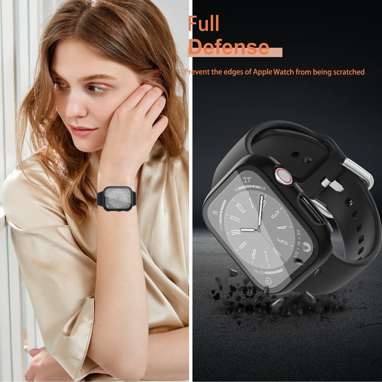 Amazon.co.jp: Apple Watch Series 9/Series 8/Series 7 41mm用ケース 