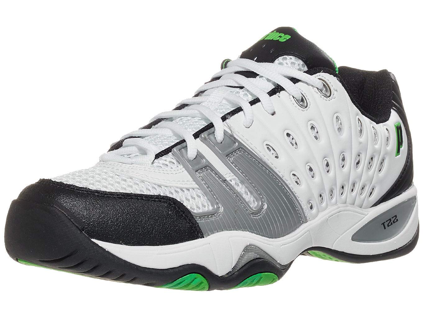 Prince Men's 8P984149-T22 Tennis Shoe,White/Black/Green,9 M US