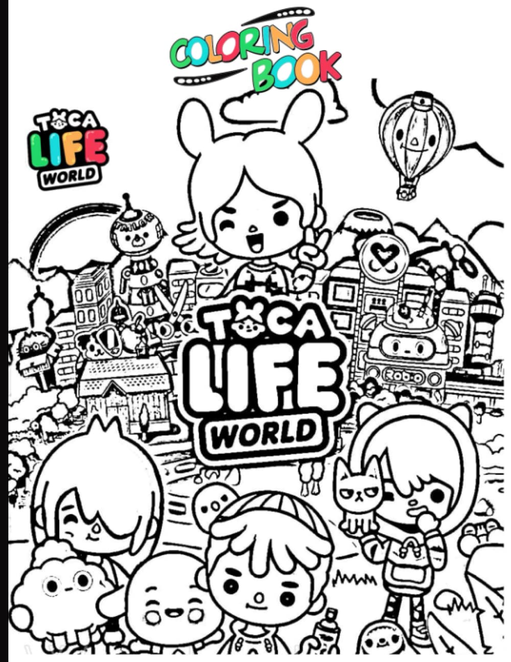 Buy Toca Life Pets Coloring book: Toca Boca World coloring book for