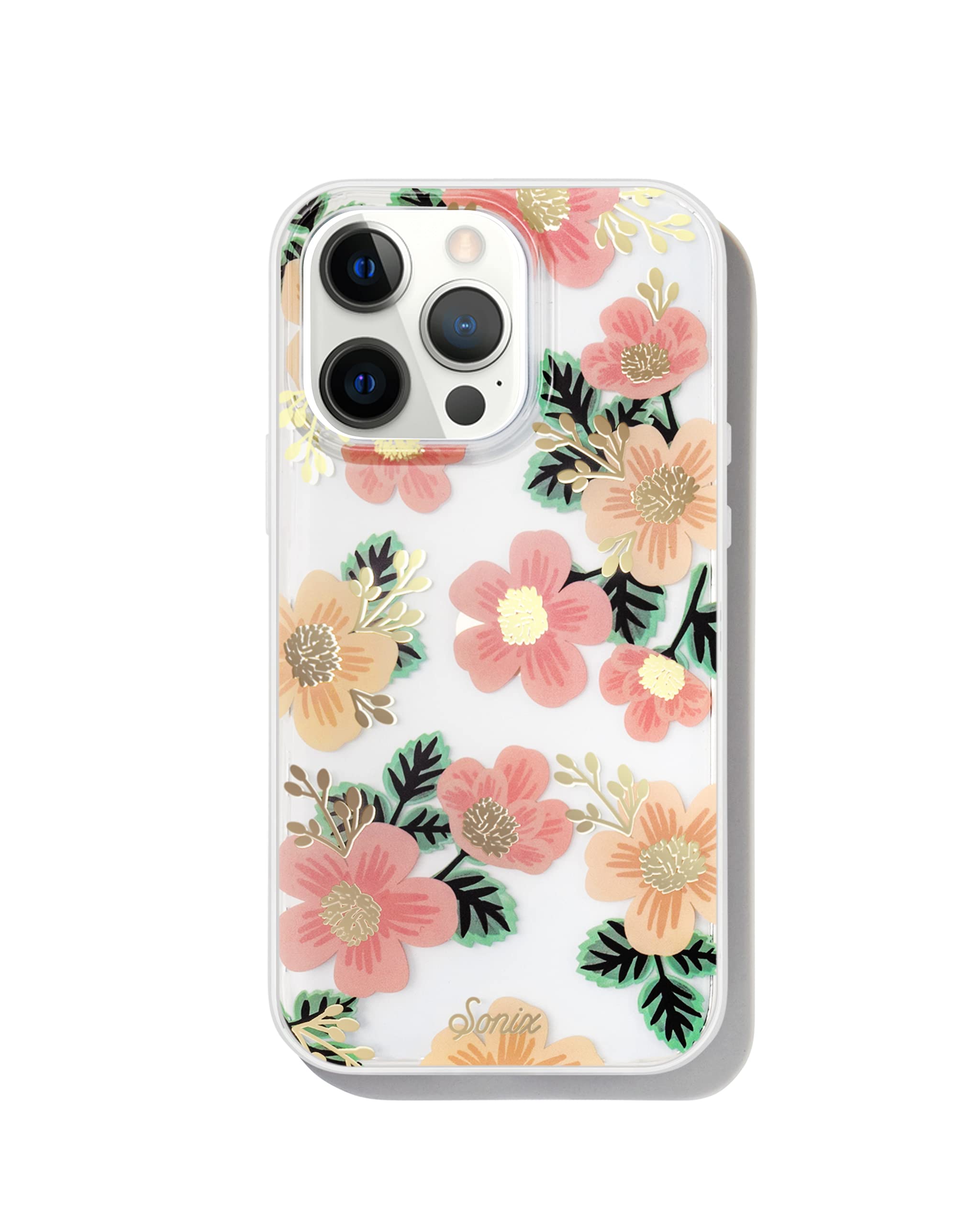 Sonix Southern Floral Case for iPhone 13 Pro [10ft Drop d] Protective Women's Pink Flower Clear Cover for Apple iPhone 13pro