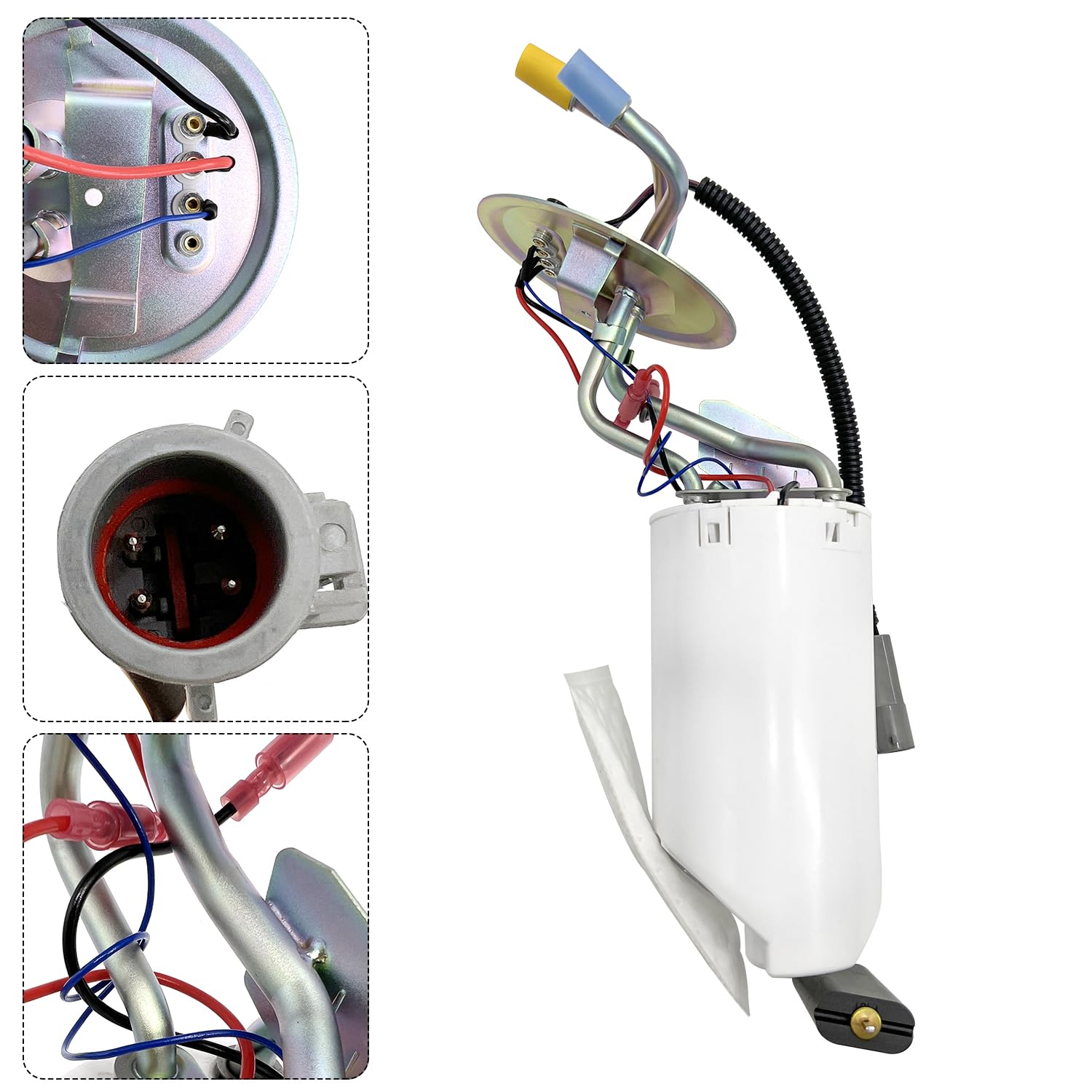 Front & Rear Fuel Pump Assembly Compatible with Ford F-150 F-250 F-350 1992 1993 1994 1995 1996 1997 SP2005H SP2007H
