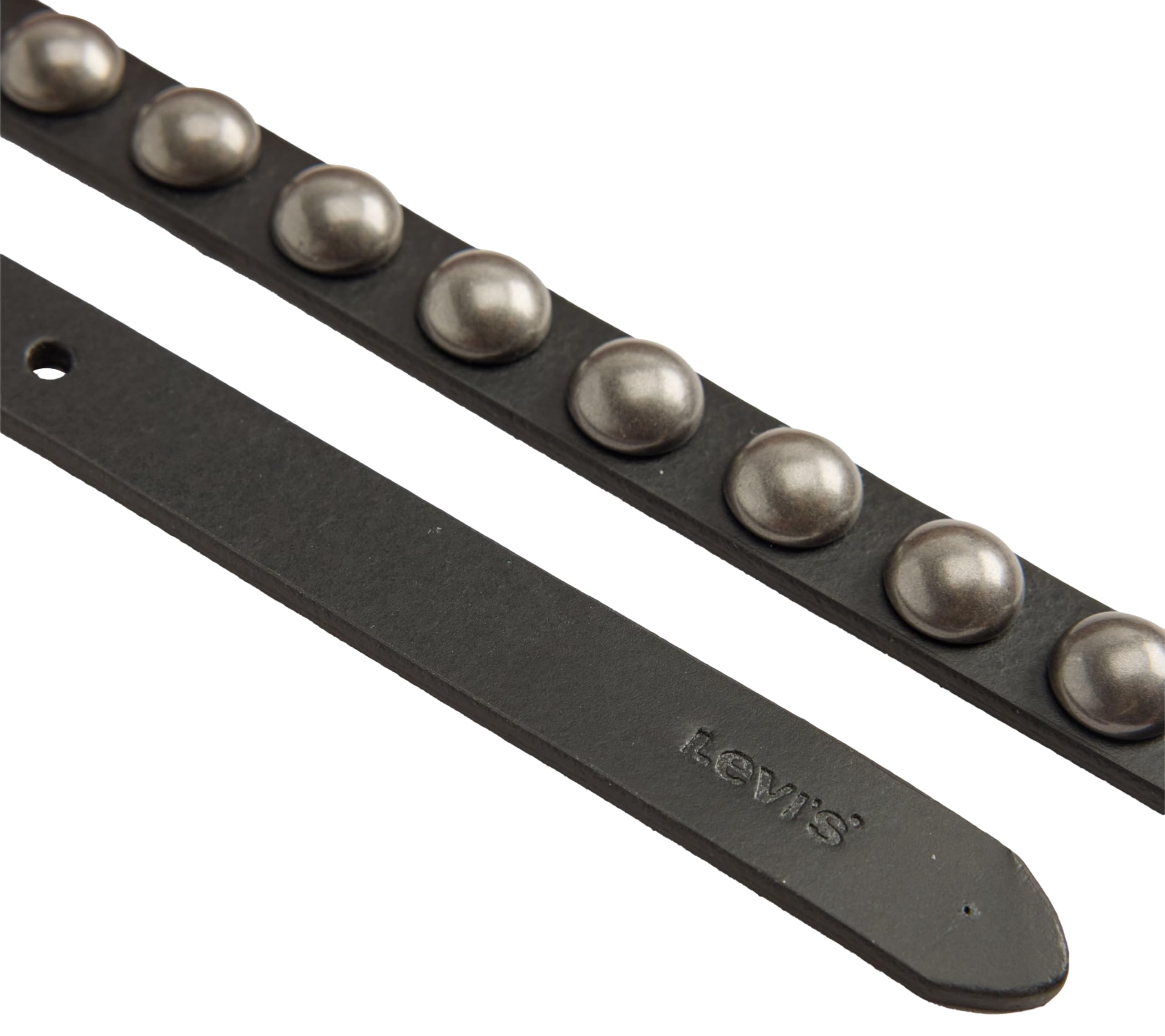 Levi's Glam Stud Belts, Caviar, 95, Caviar, 95 cm