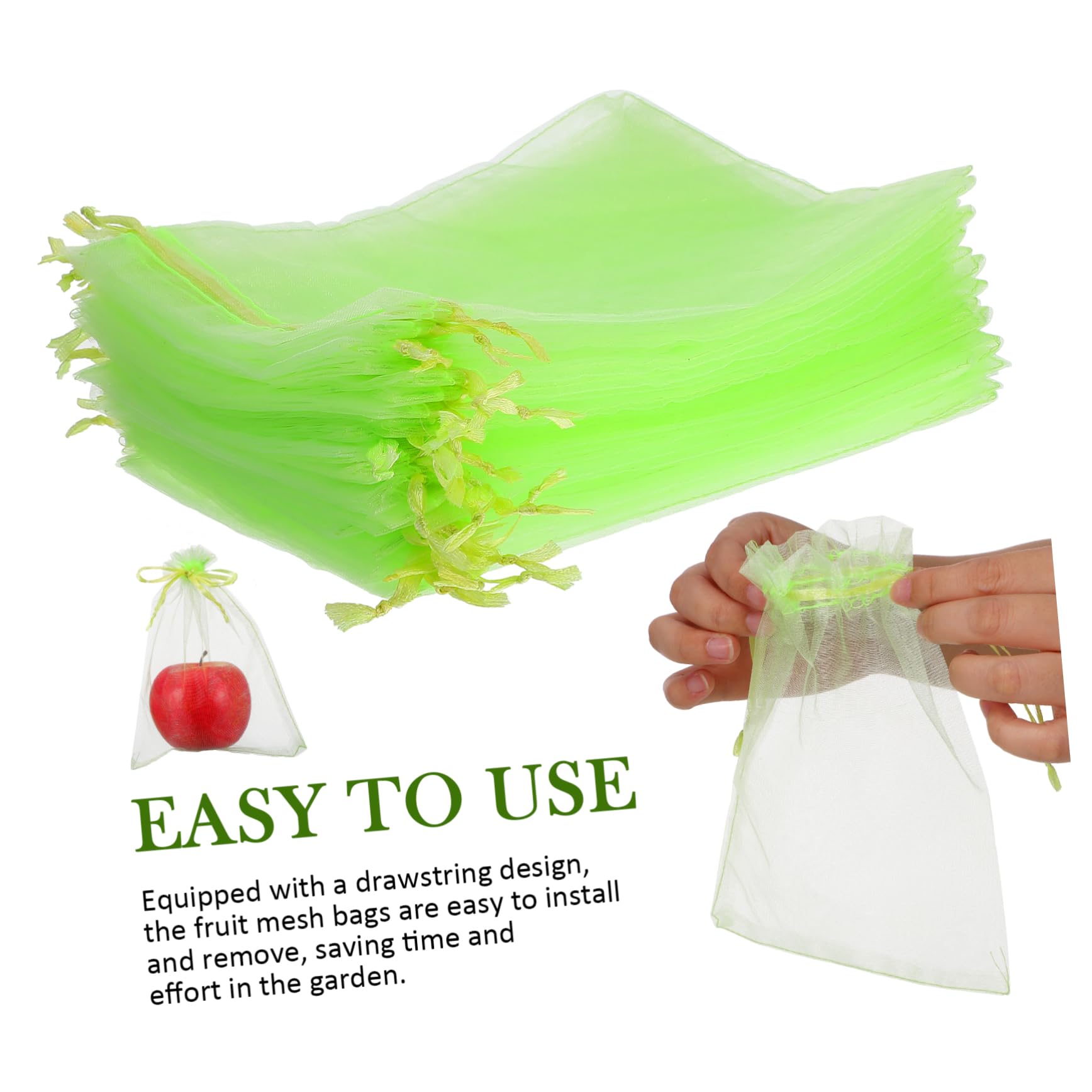 BESPORTBLE 500pièces Filets De pour Fruits Et Légumes Maille Anti-Oiseaux Et Anti-Insectes pour Jardin pour Protéger Vos Récoltes