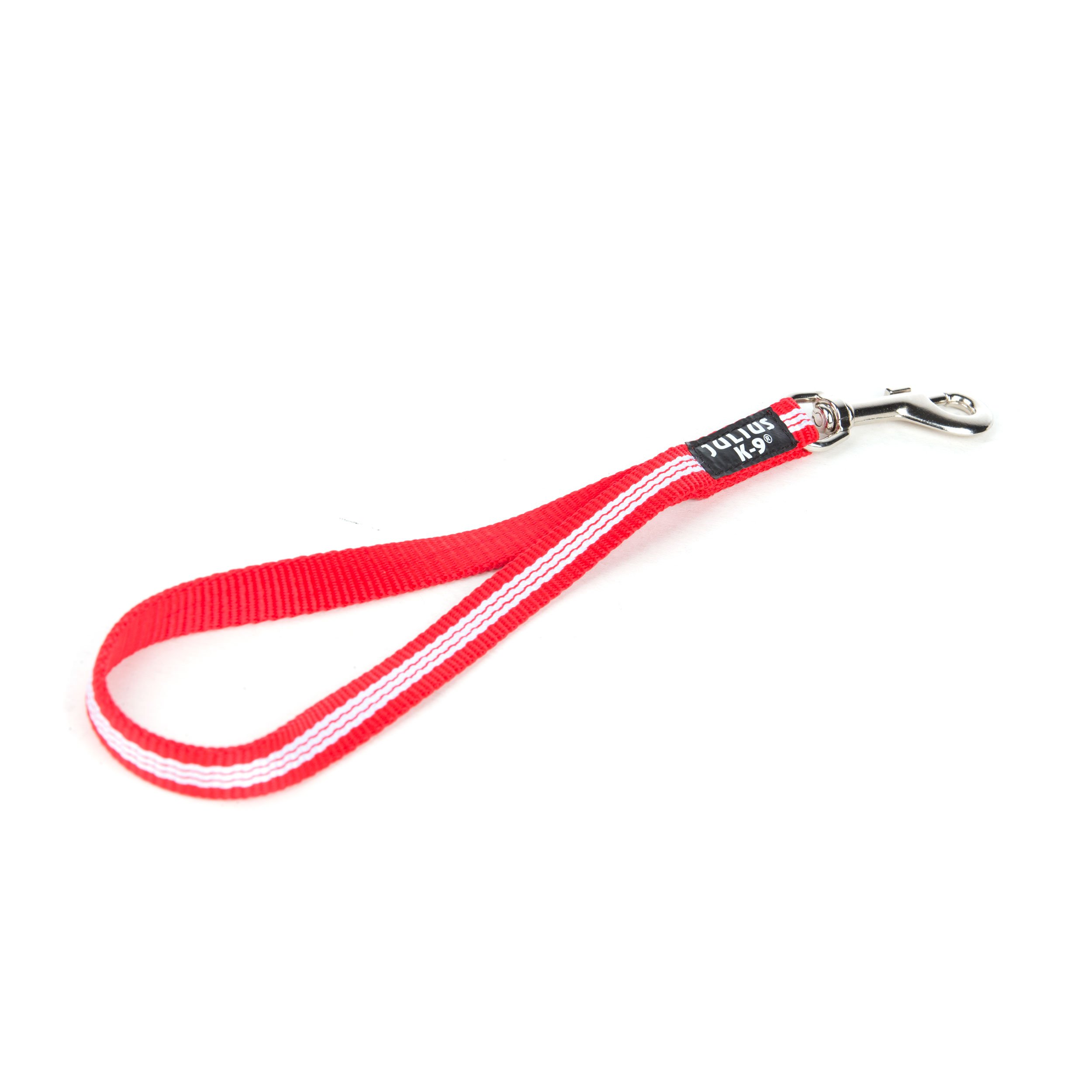 IDC Tubular Webbing Short Leash, 14 mm x 35 cm, Red - Image 3