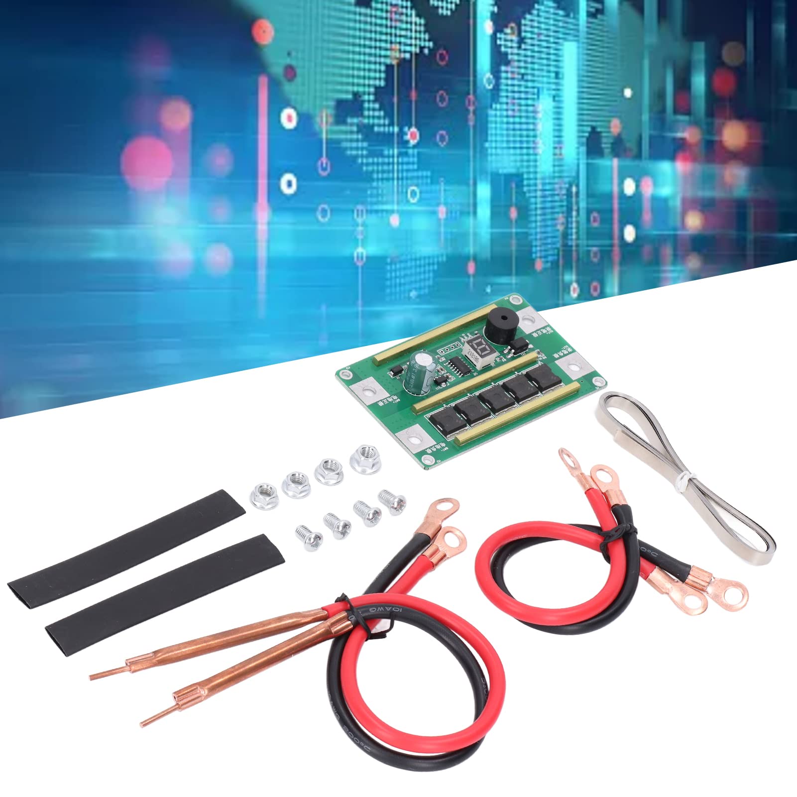 PCB Circuit Board Welding Machine Circuit Board PCB DIY Battery Storage Solder Circuit Board Portable Battery Storage Spot Welder Set (Full Kit Without Housing)