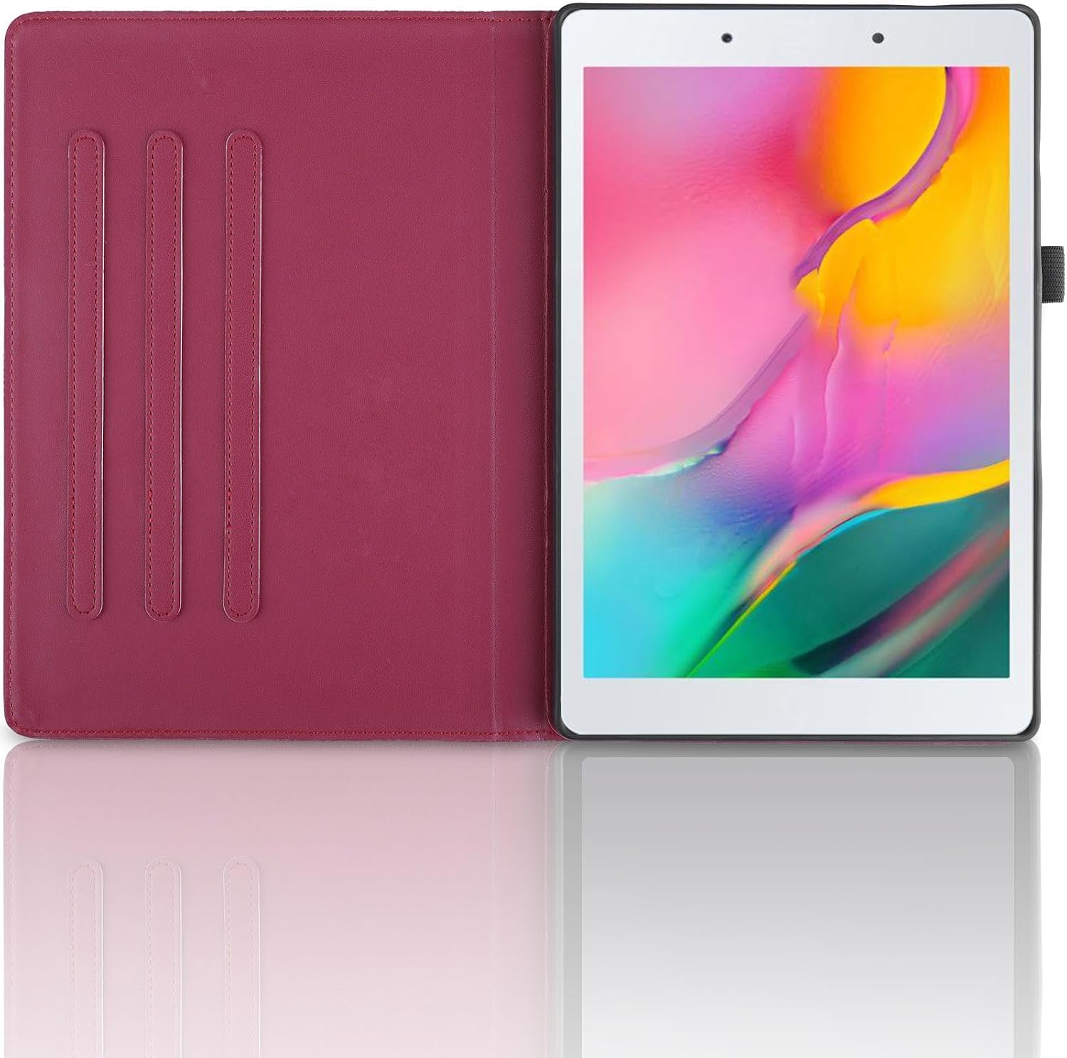 Rotating Case for Samsung Galaxy Tab A 8.0 2019 SM-T290,Red image 5