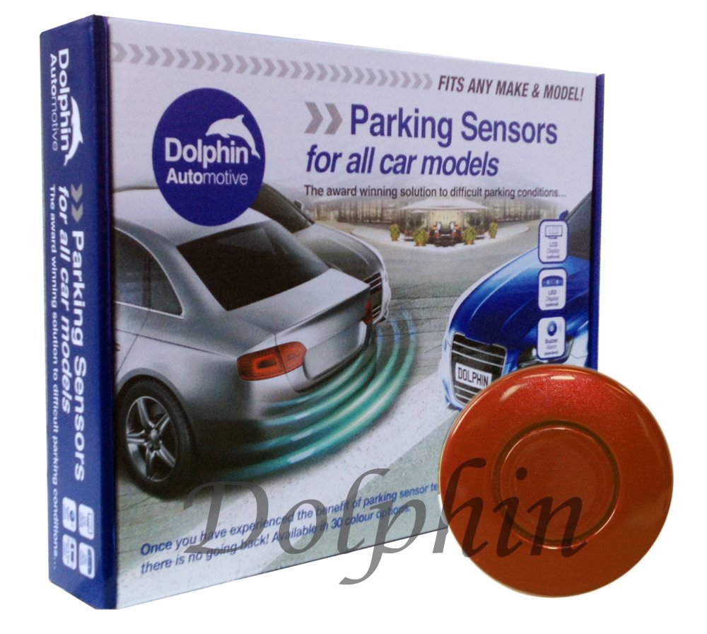 Dolphin Automotive DPS400 Reverse Parking Sensors Auto Express Award Winning 4 Ultrasonic Radar Sensors Kit Audio Alert System Matt & Gloss Black +30 More Colours (Gloss Black) — view 18