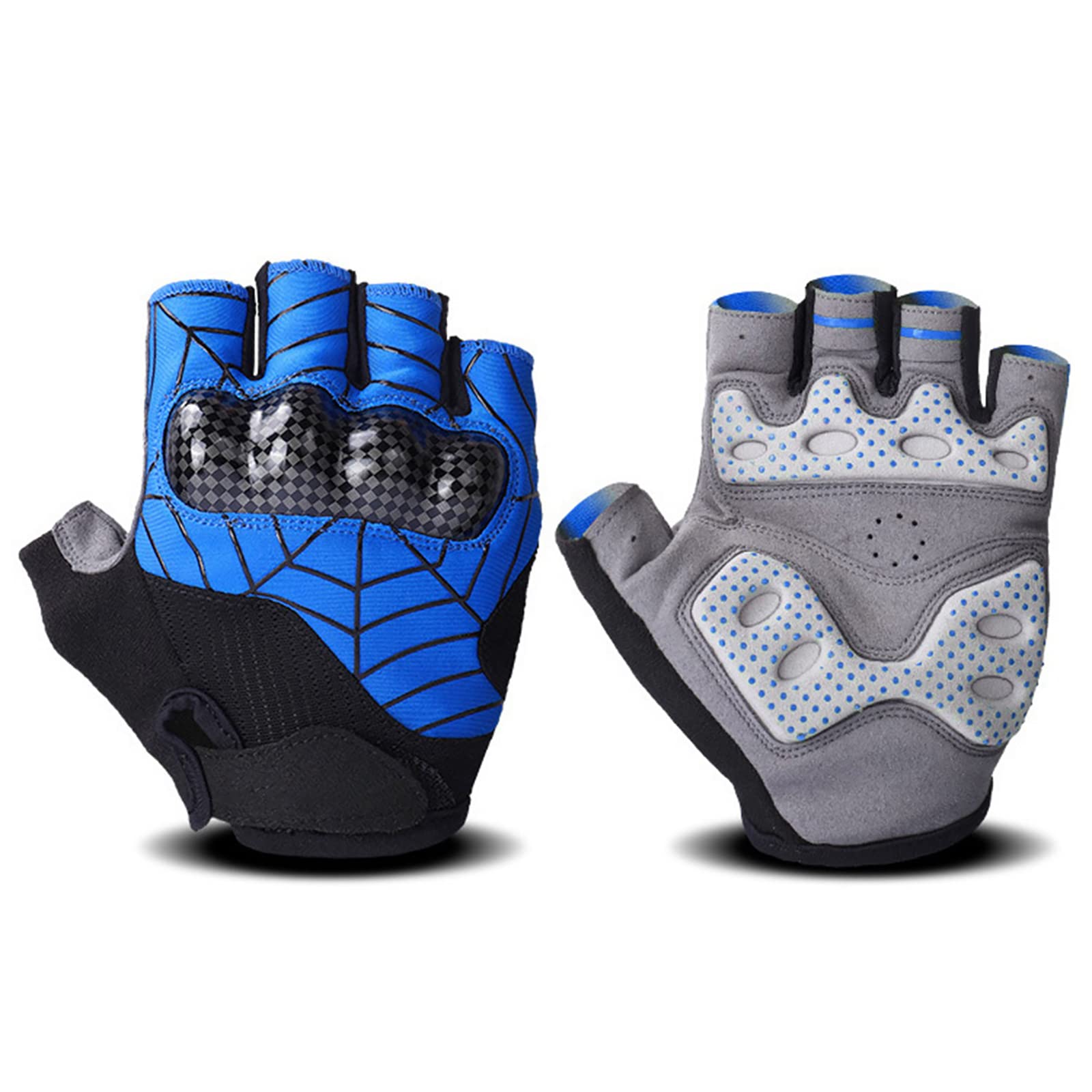 Generic Guanti MTB,Guanti da Ciclismo, Mezze Dita Guanti Ciclismo Estivi Uomo Donna per Bicicletta Arrampicata & Altro Sport All'aperto Guanti Sportivi